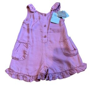 Mayoral Pink Romper with Flared Design